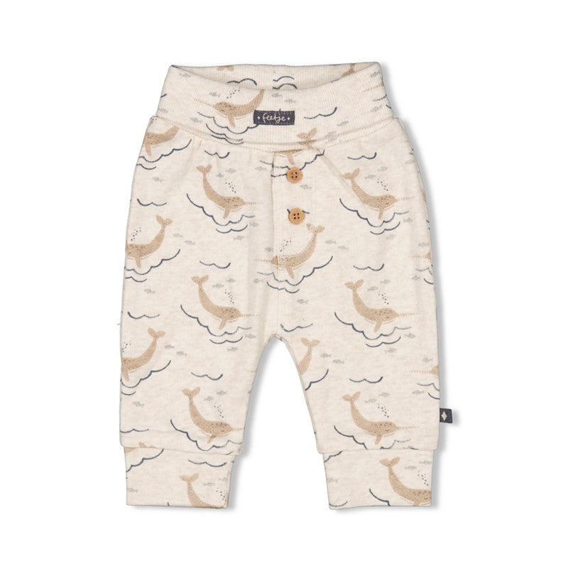 Feetje Broek AOP - Narwal