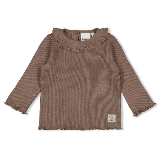 Feetje  longsleeve Better Together bruin