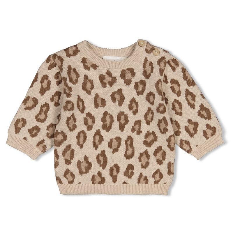 Feetje Sweater gebreid AO - The Knits - panterprint