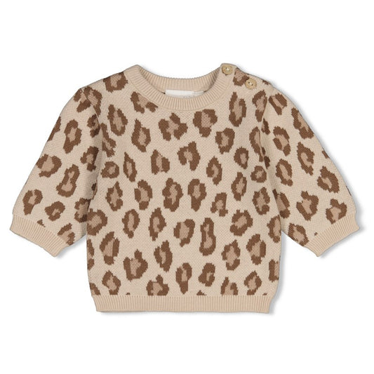 Feetje Sweater gebreid AO - The Knits - panterprint