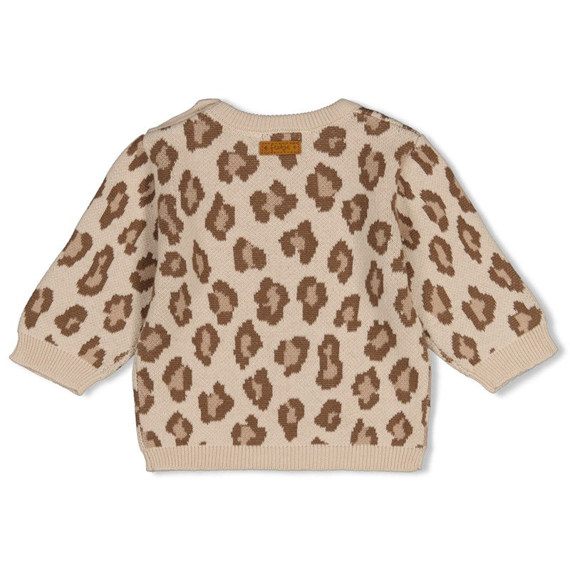 Feetje Sweater gebreid AO - The Knits - panterprint