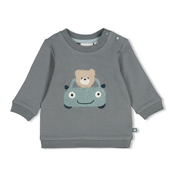 Feetje Sweater - Beep Beep - auto