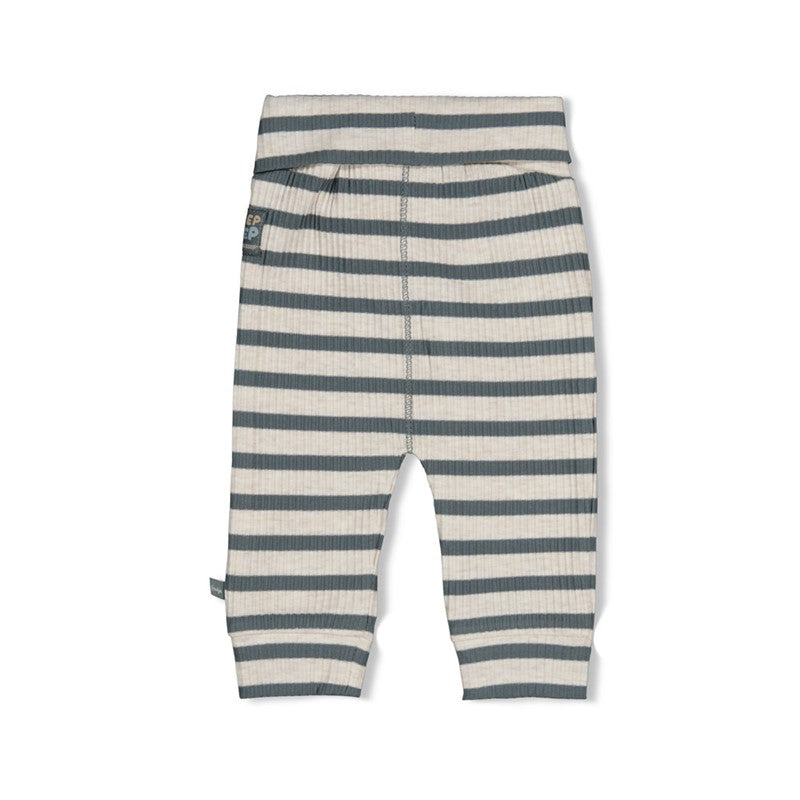 Feetje Broek rib met streep - Beep Beep