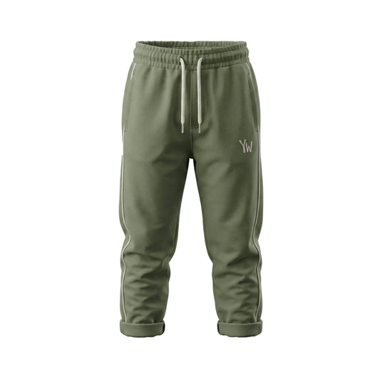 Your Wishes jongens loose fit joggingbroek olijfgroen