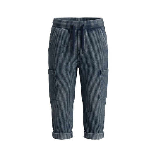 Your Wishes jongens loose fit jogger blauw gestreept