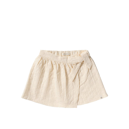 Your Wishes - Broderie - Wrap skort white swan