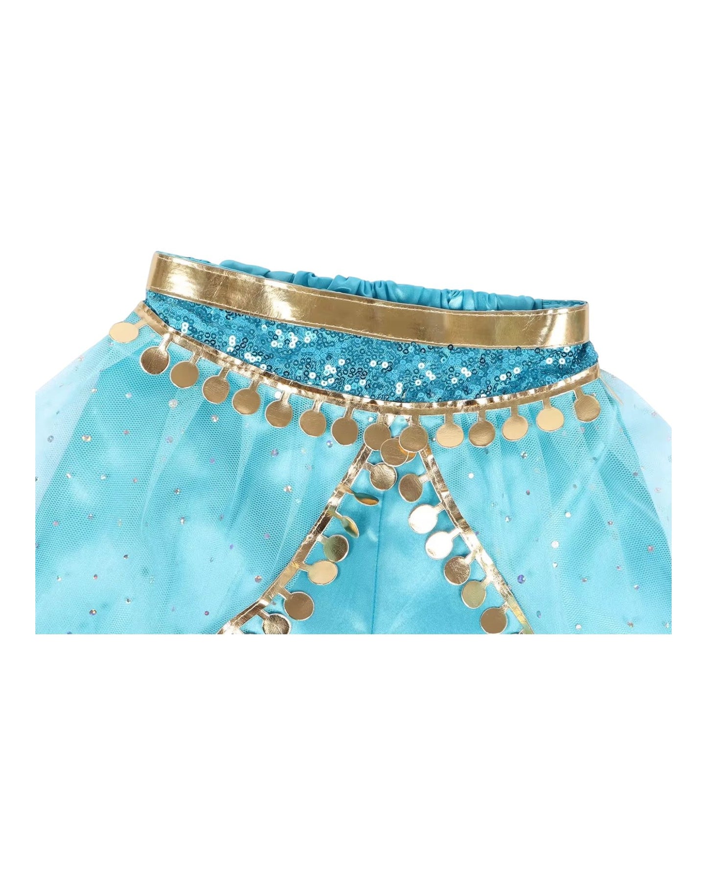 Jasmine Prinsessen Kostuum - Arabische Nachten 3-delig Set