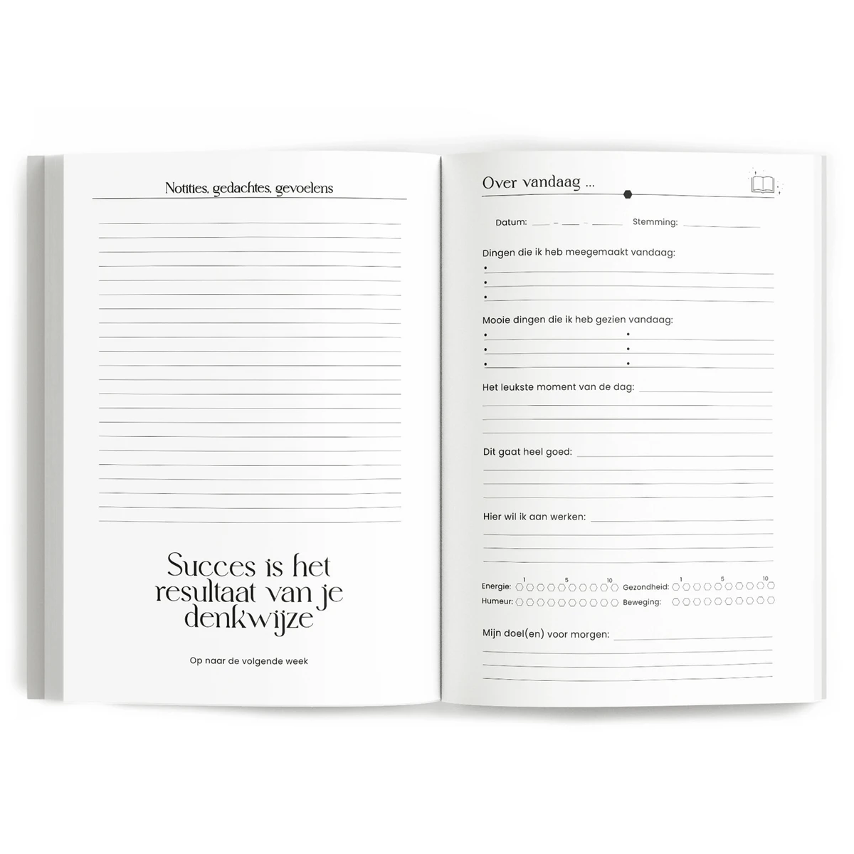 Een moment per dag dagboek - Beige