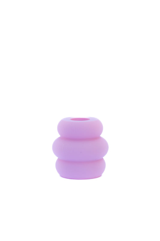 Kaarsen houder 3D geprint 'Joep' — Licht roze