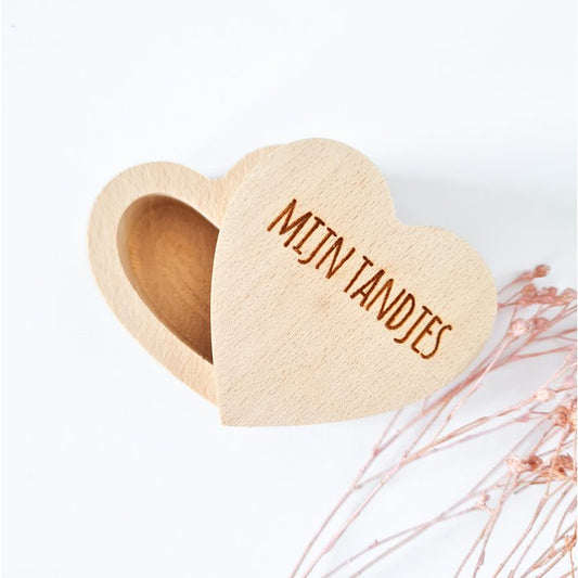 Bewaardoosje | mijn tandjes | hartje