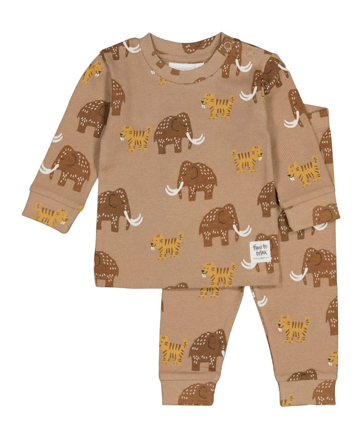 Feetje pyjama Milo Mammoth Premium Sleepwear – Taupe