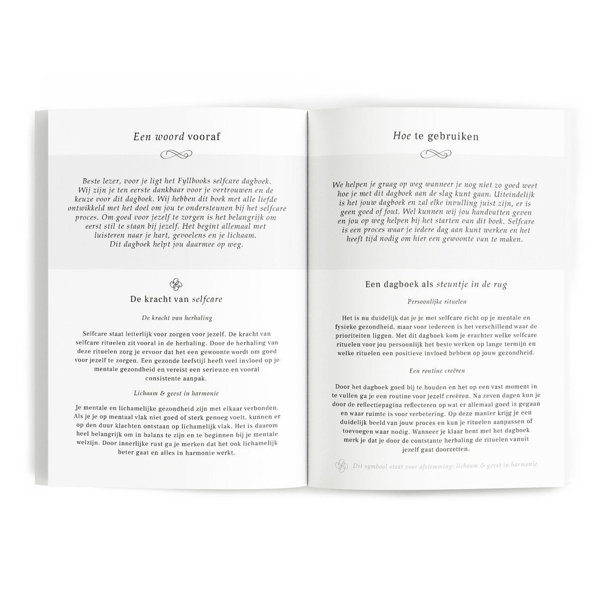 Dagboek voor Selfcare - Linnen roze met goudfolie