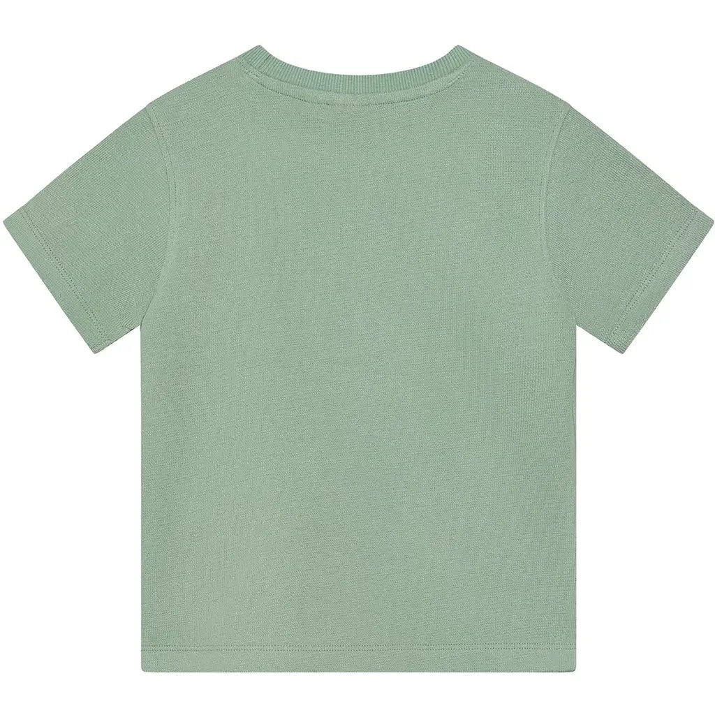 Daily7 - T-shirt Badge - Green milieu