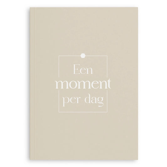 Een moment per dag dagboek - Beige