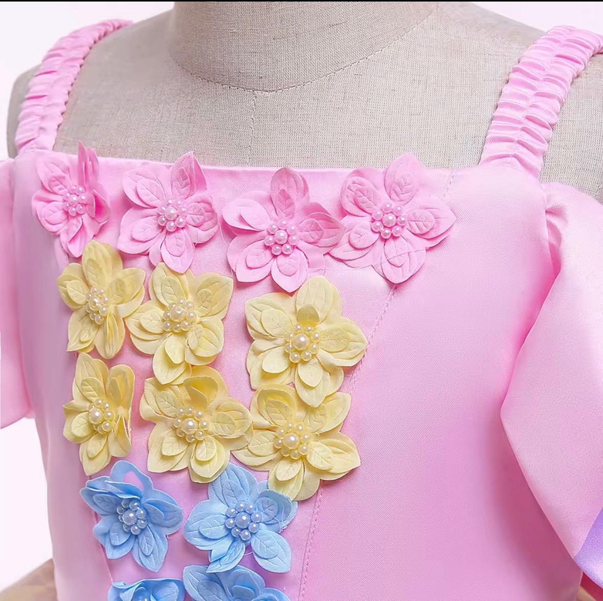 Regenboog baljurk - luxe verkleedjurk