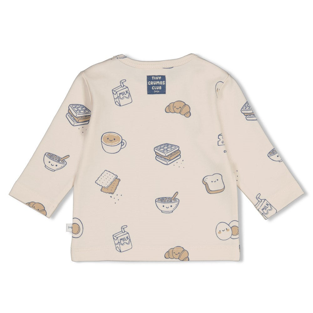 Feetje - Longsleeve AOP - Breakfast buddy - Creme