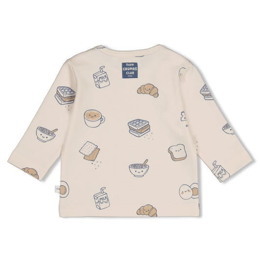 Feetje - Longsleeve AOP - Breakfast buddy - Creme