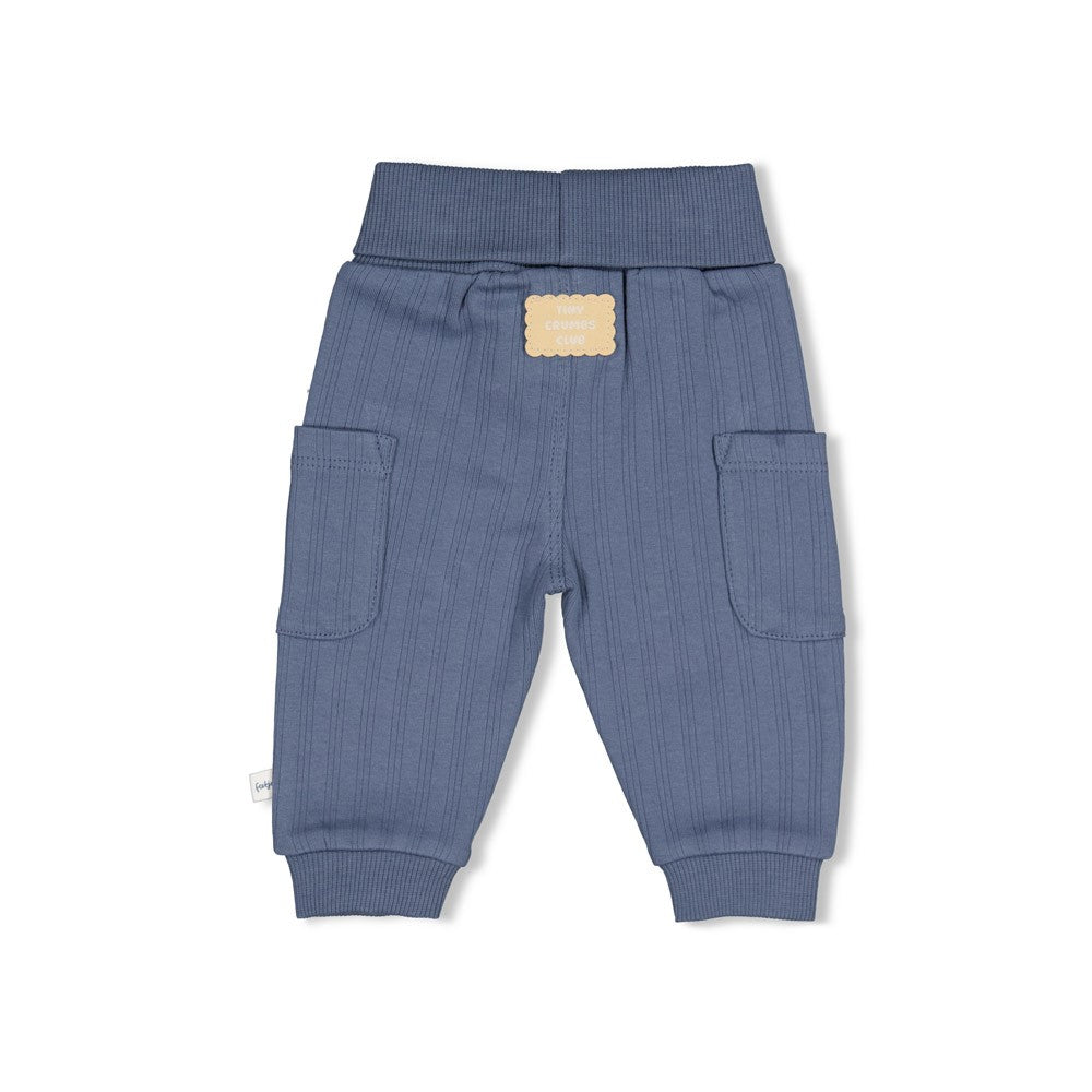 Feetje - Broek rib - Breakfast buddy - Blauw