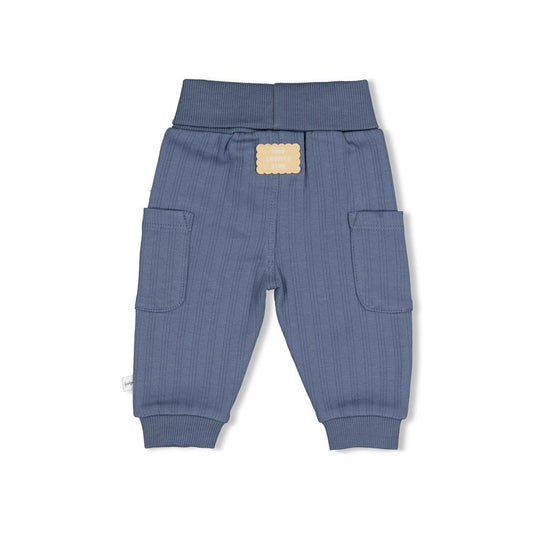 Feetje - Broek rib - Breakfast buddy - Blauw