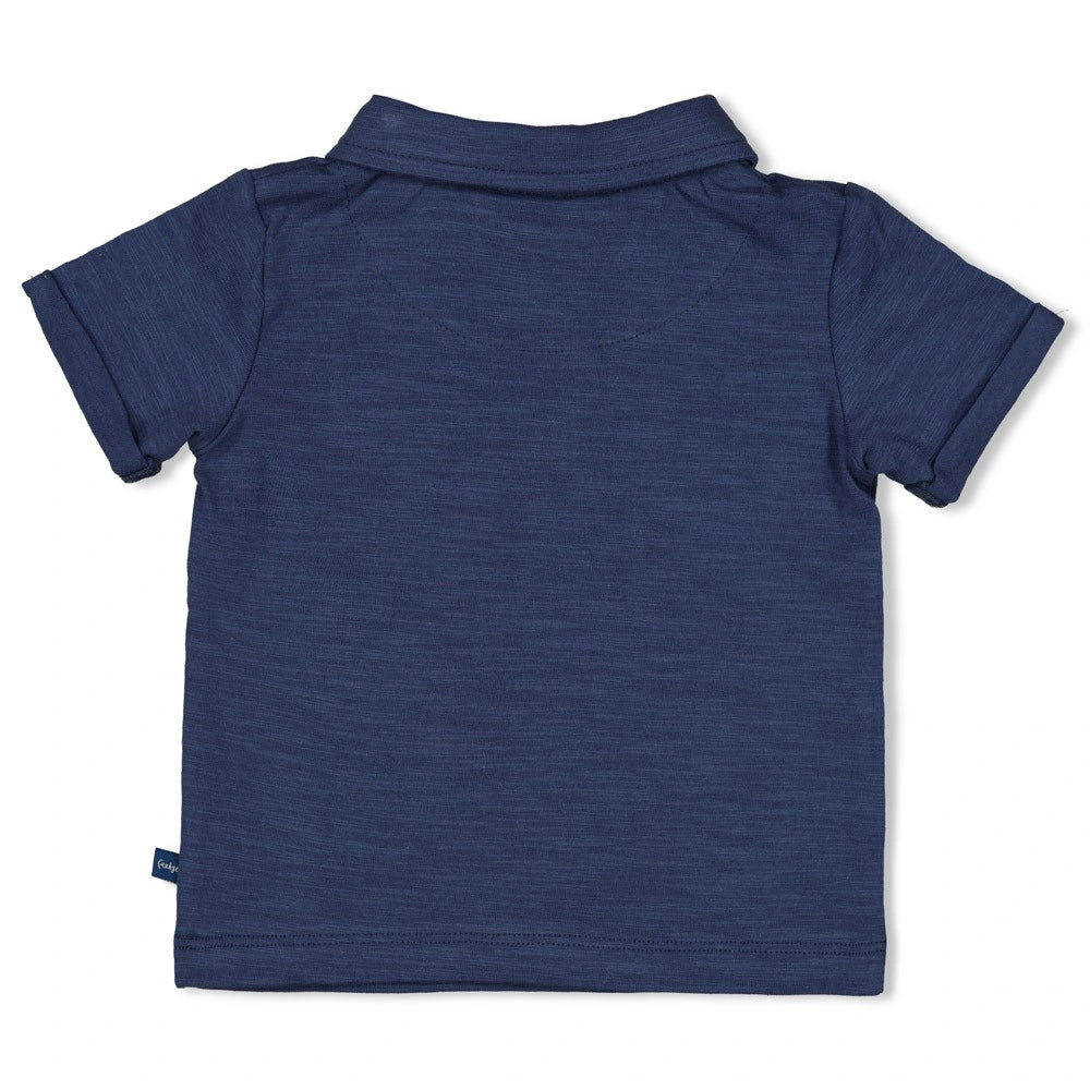 Feetje - jongens polo - Seaside Happiness Indigo