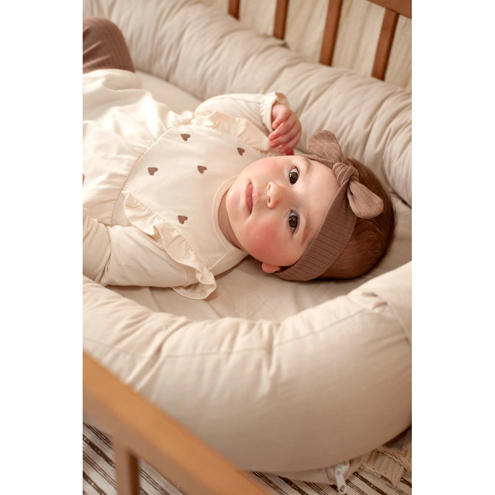 Feetje meisjes longsleeve My Little Love - hartjes en ruches