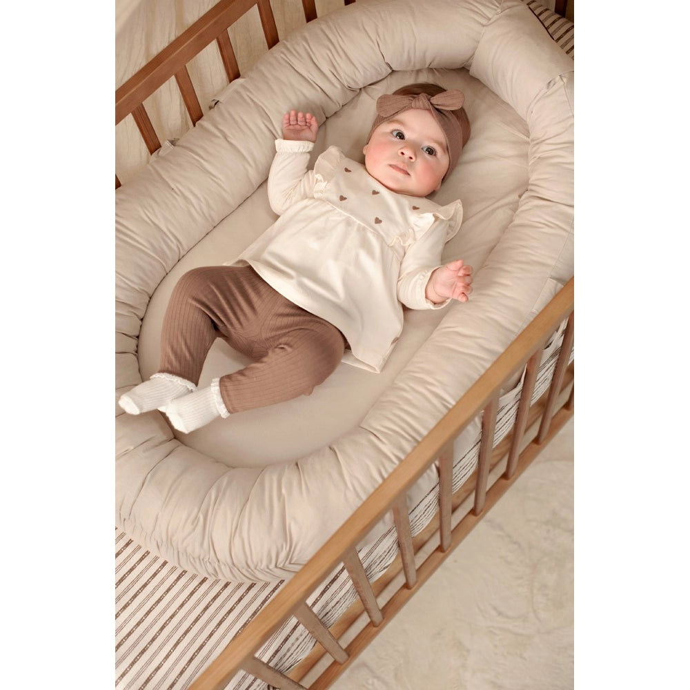 Feetje meisjes longsleeve My Little Love - hartjes en ruches