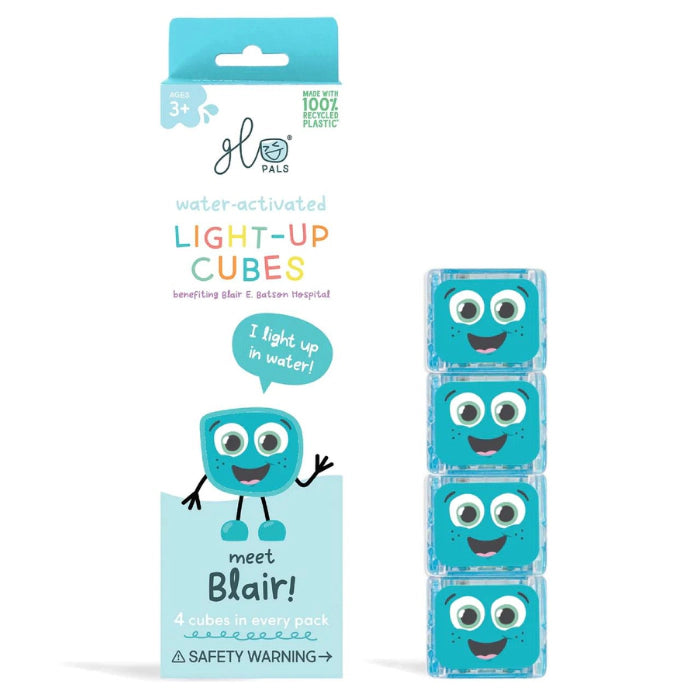 Glo Pals light up cubes Blair blauw
