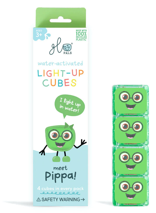 Glo Pals Lichtblokjes Pippa groen 4 stuks