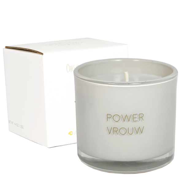 Geurkaars My Flame met armband - Powervrouw - Amber's Secret