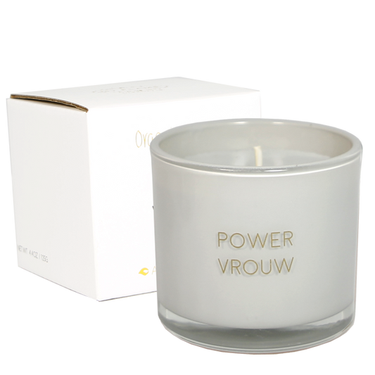 Geurkaars My Flame met armband - Powervrouw - Amber's Secret