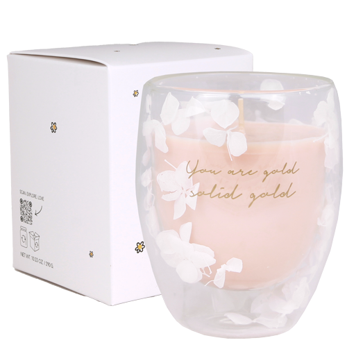 Sojakaars in theeglas My Flame - You are gold - Fig's delight