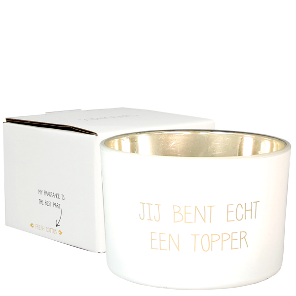 Sojakaars My Flame - Jij bent echt een topper - Fresh Cotton