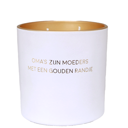 Sojakaars My Flame- Oma's zijn moeders met een gouden randje - Fresh Cotton