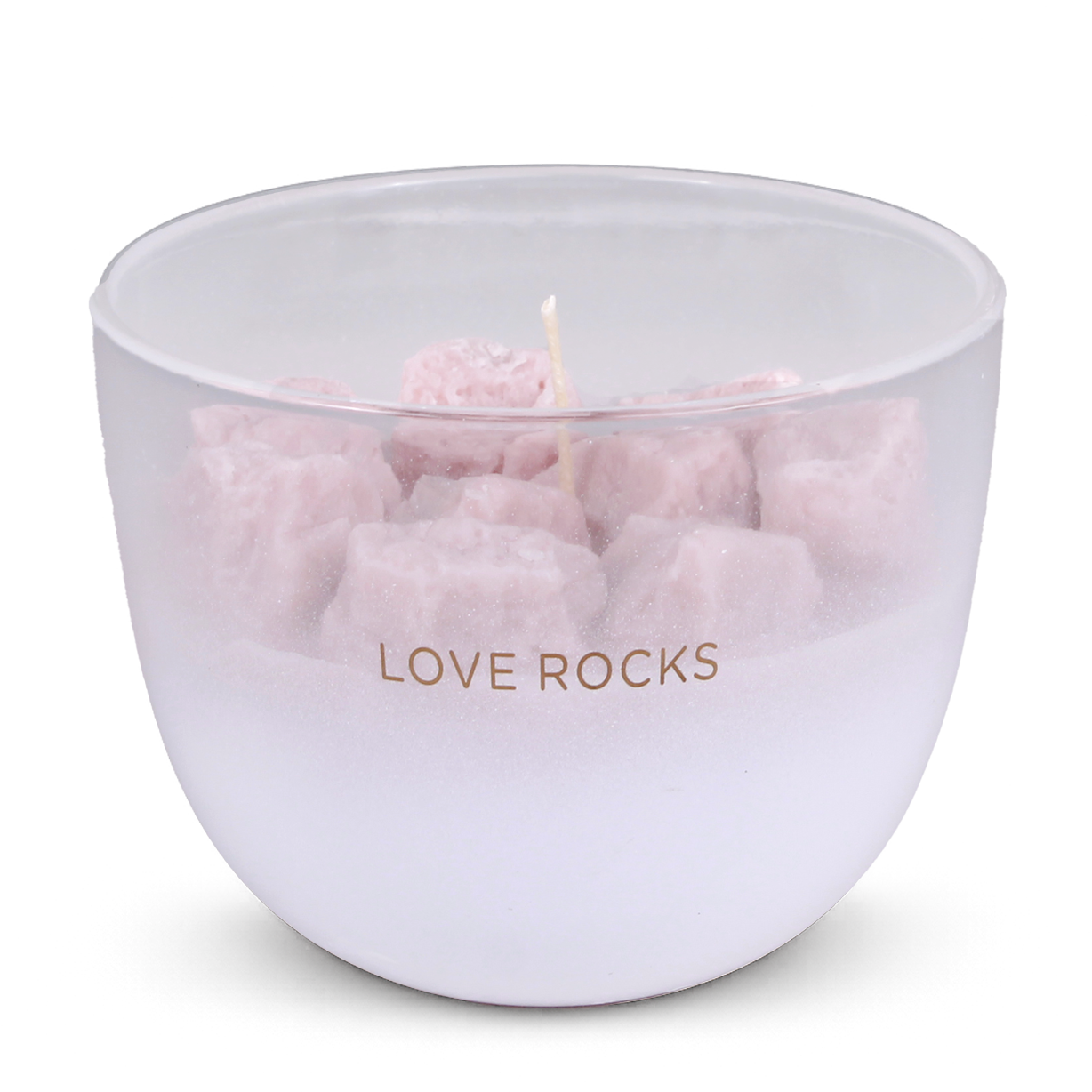 Soy candle My Flame - Love rocks - Green Tea Time