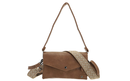 I'm Dutch Camel Crossbody / Schoudertasje Rochdale