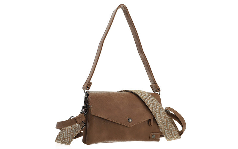 I'm Dutch Camel Crossbody / Schoudertasje Rochdale