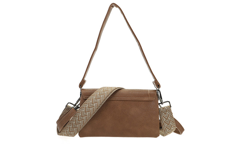 I'm Dutch Camel Crossbody / Schoudertasje Rochdale