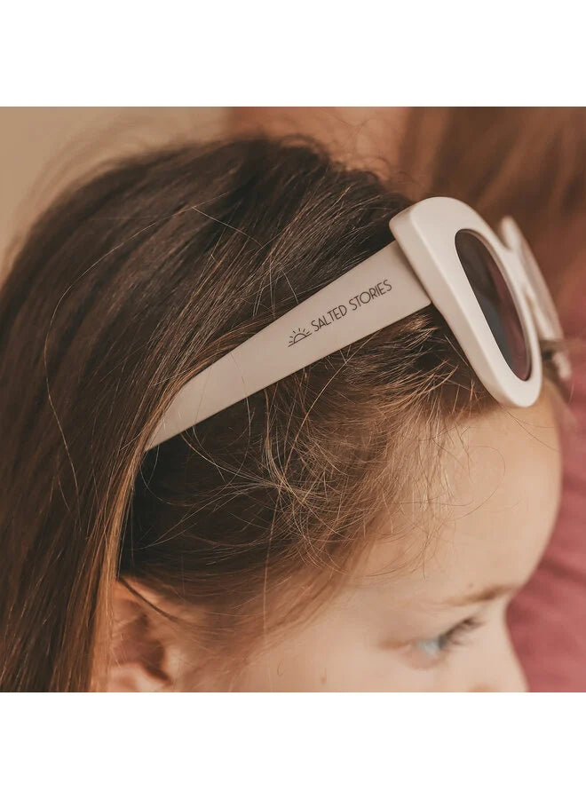 Zonnebril Solid | Cat Eye Sunglasses | White Swan