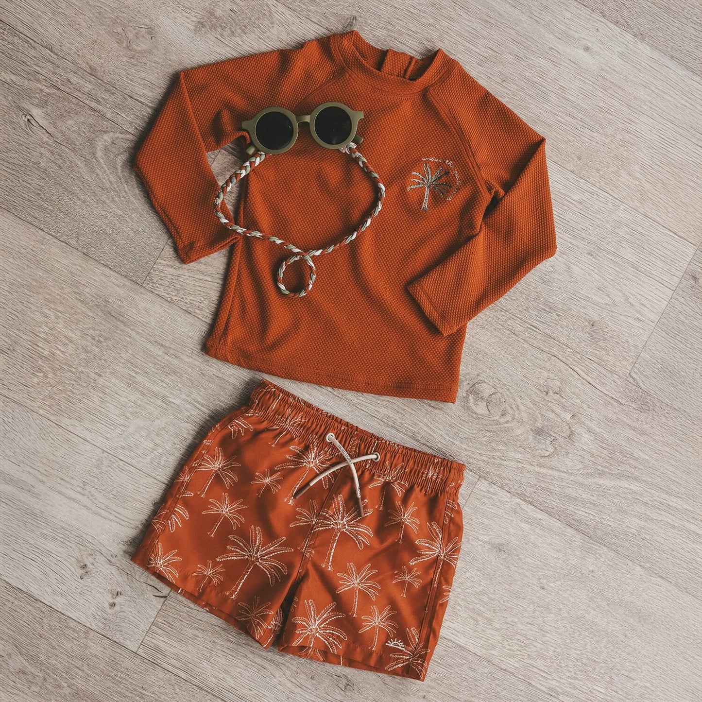 Zonnebril koord | Pommegranate | Bombay Brown