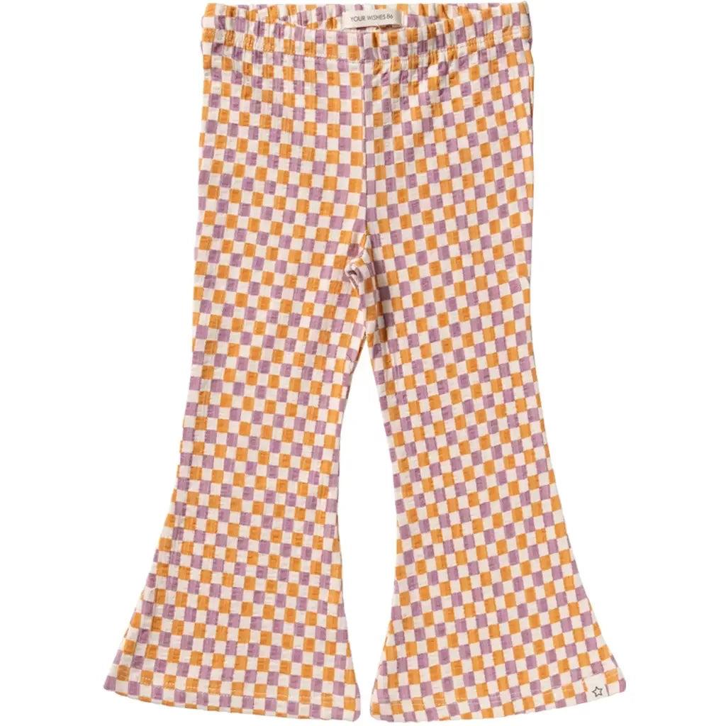 Your Wishes – Mini Check – Flared Legging – Multicolor ruitjes