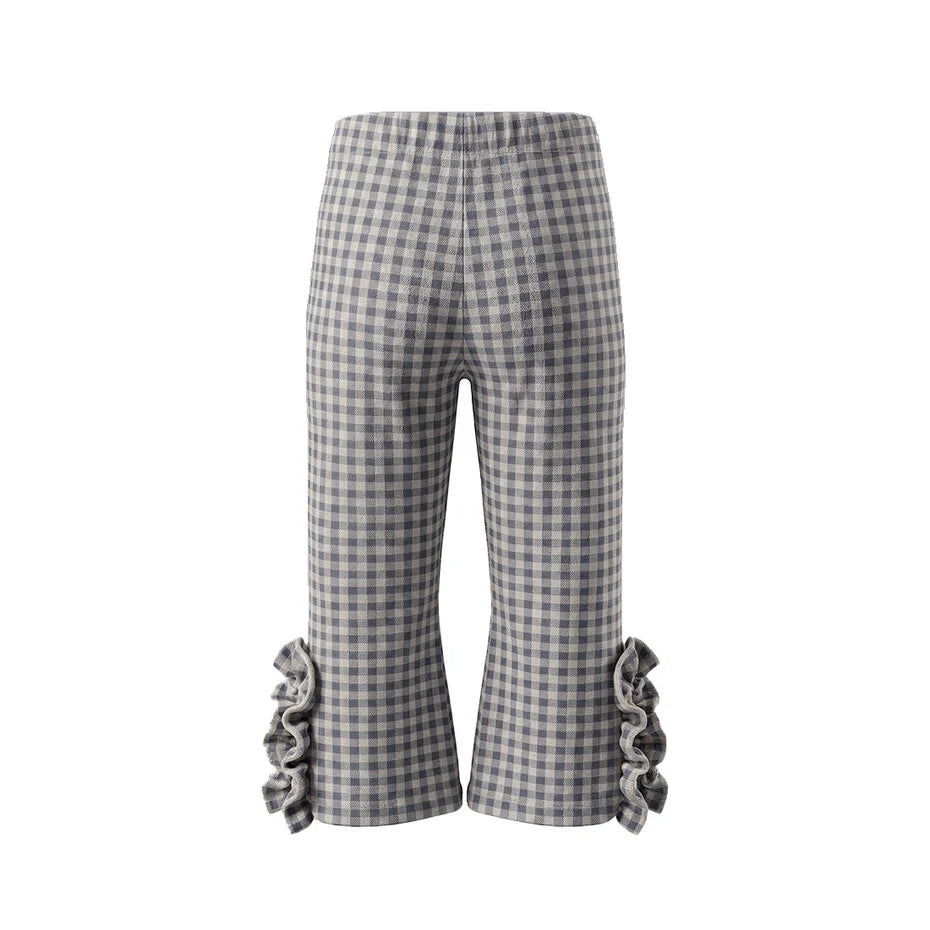 Your Wishes Flared Legging Check Multicolor