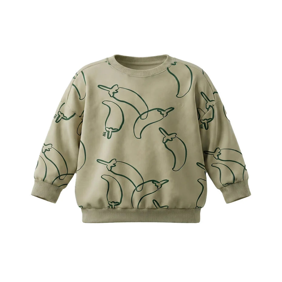 Your Wishes Oversized Sweater Peppers Seagrass