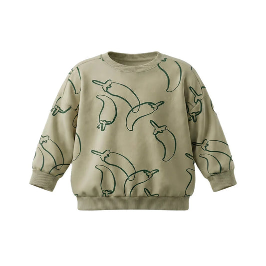 Your Wishes Oversized Sweater Peppers Seagrass