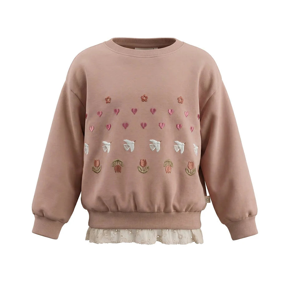 Your Wishes Solid Sweater Stucco