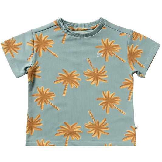 Your Wishes - Palms oversized tee - Ocean