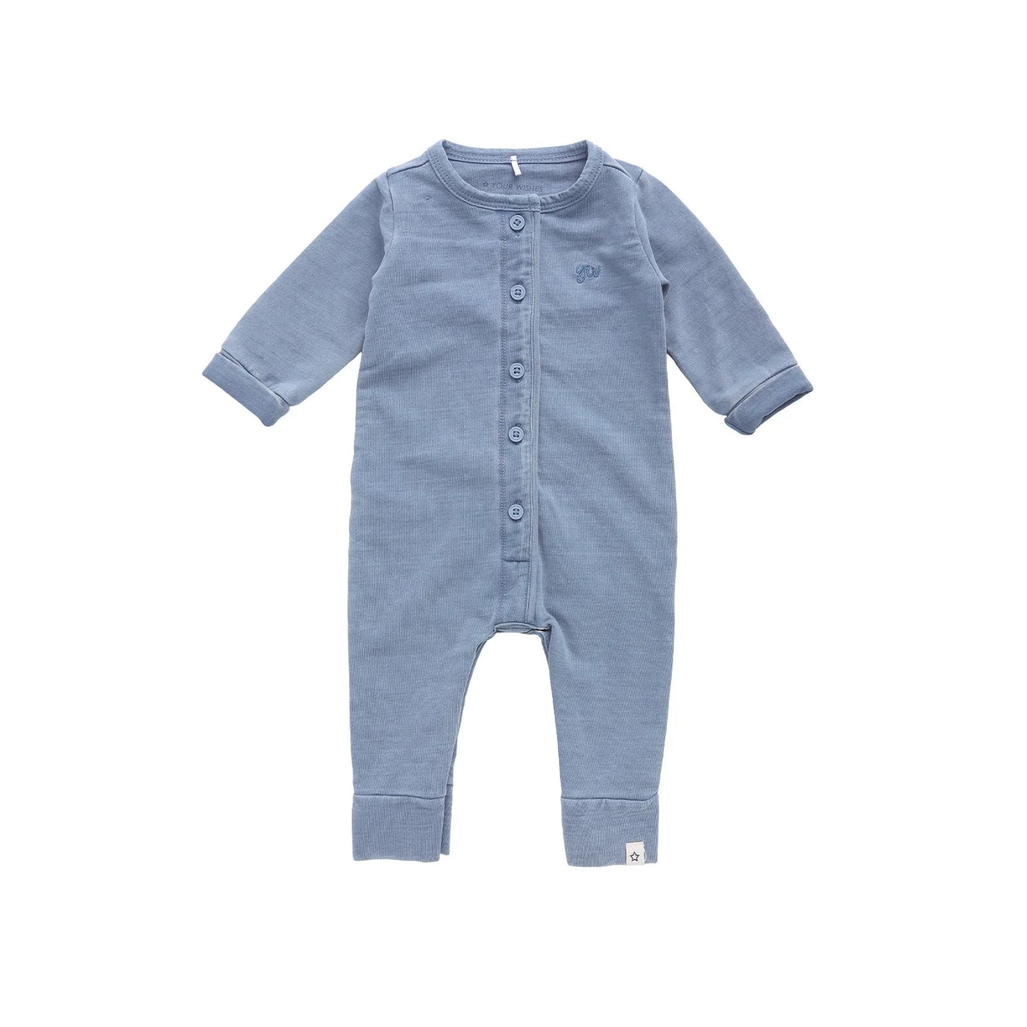 Your Wishes Knitted Denim | Onesie Bluestone