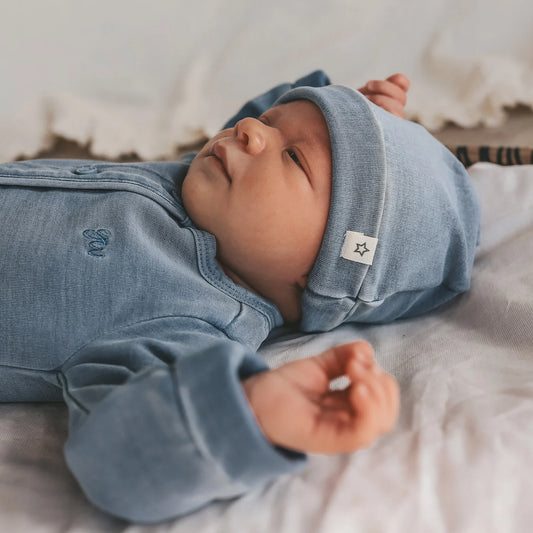 Your Wishes Knitted Denim | Hat Bluestone